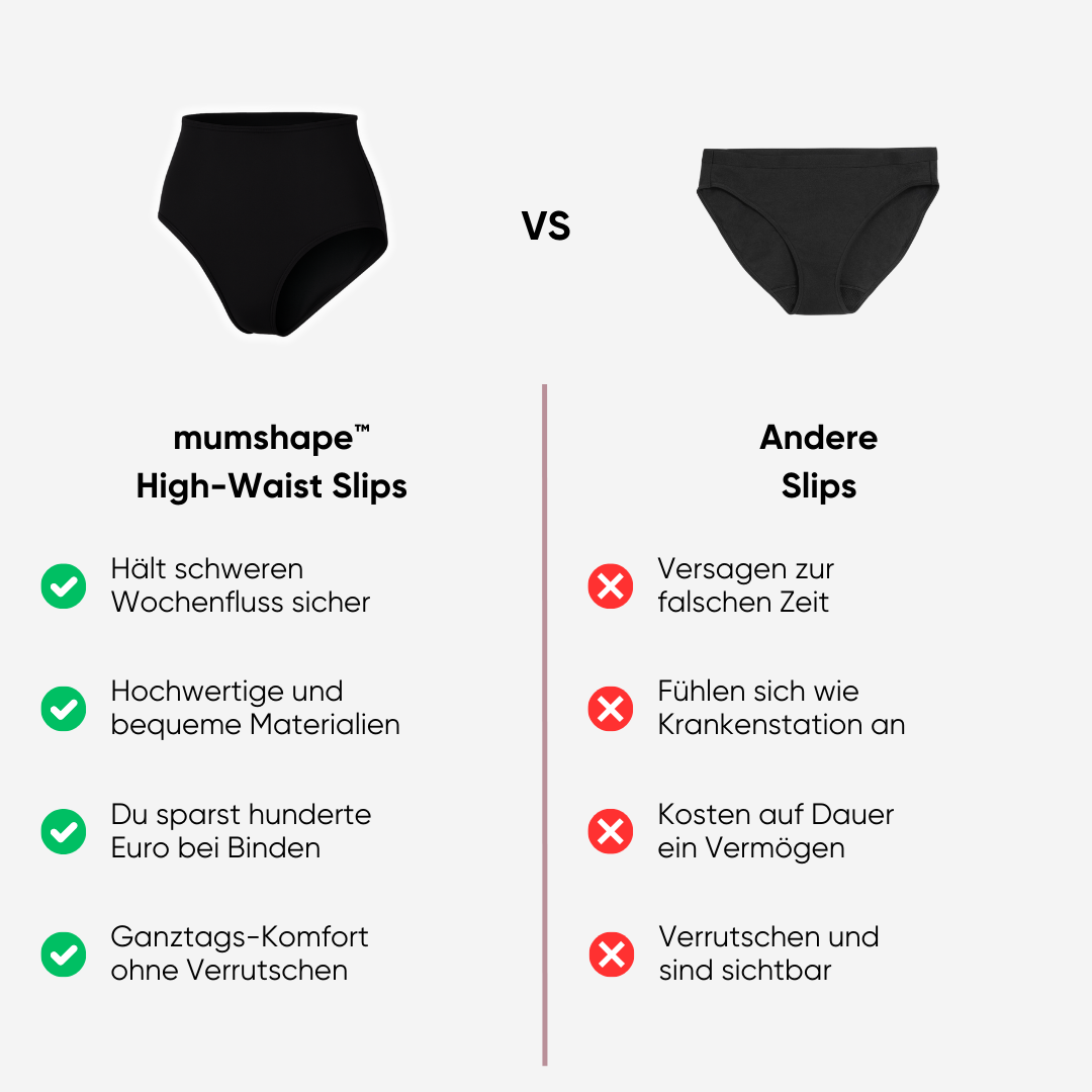 Auslaufsicherer High-Waist Slip