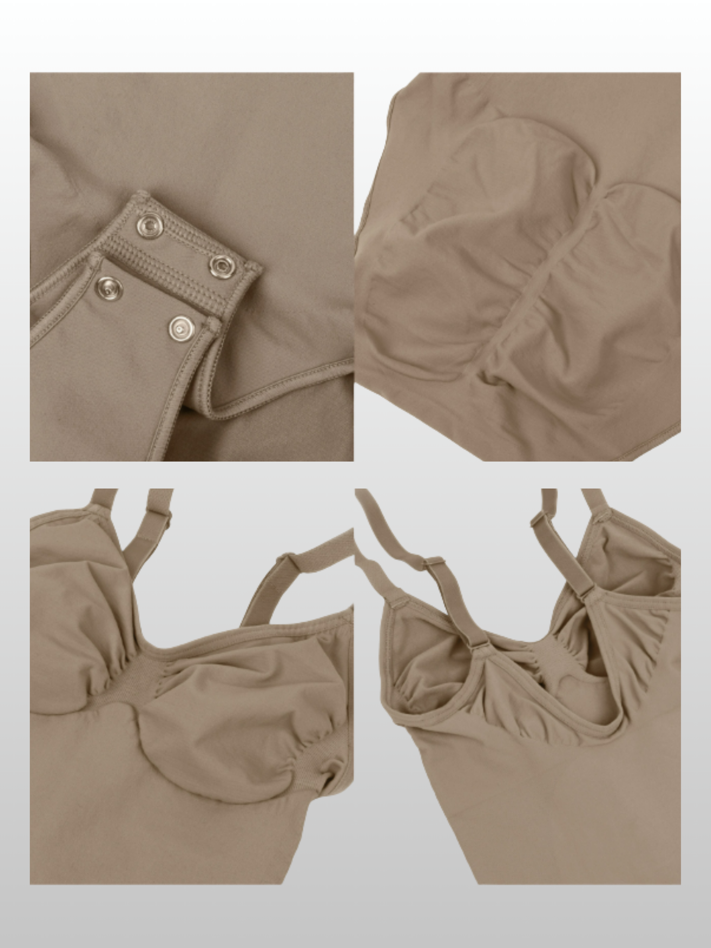 Shaping Bodysuit, Nahtlos, Verstellbare Träger, Bauchkontrolle, Po-Lifting, Atmungsaktiv, Alltag