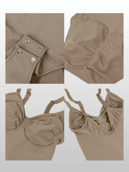 Shaping Bodysuit, Nahtlos, Verstellbare Träger, Bauchkontrolle, Po-Lifting, Atmungsaktiv, Alltag
