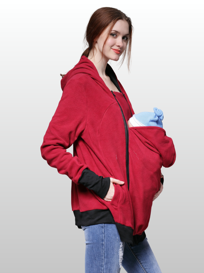 Carrier Jacket, 2-in-1 Fleece, Modular Insert, Front & Back Carry