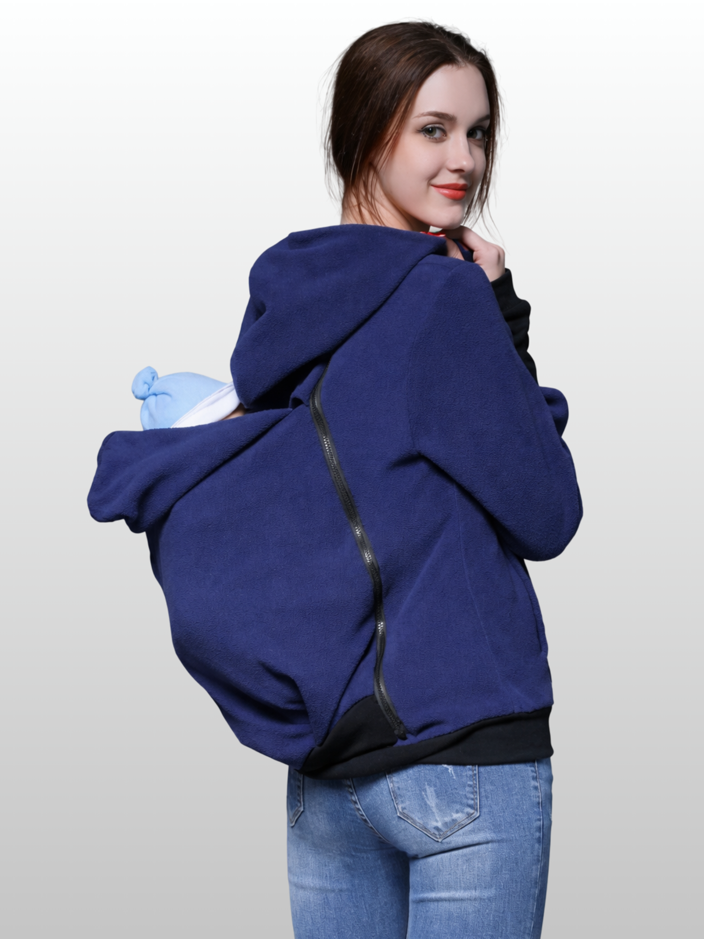 Carrier Jacket, 2-in-1 Fleece, Modular Insert, Front & Back Carry
