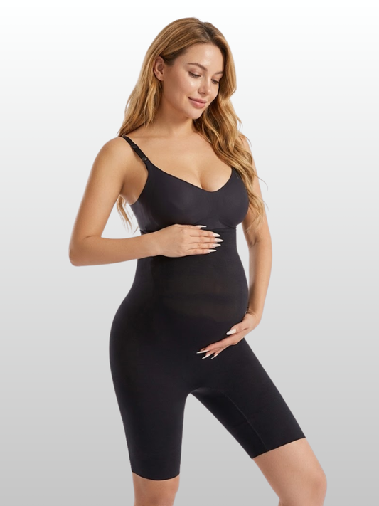 Maternity Shorts, Full Belly Coverage, Seamless, High Waist, Belly Support, All Trimesters