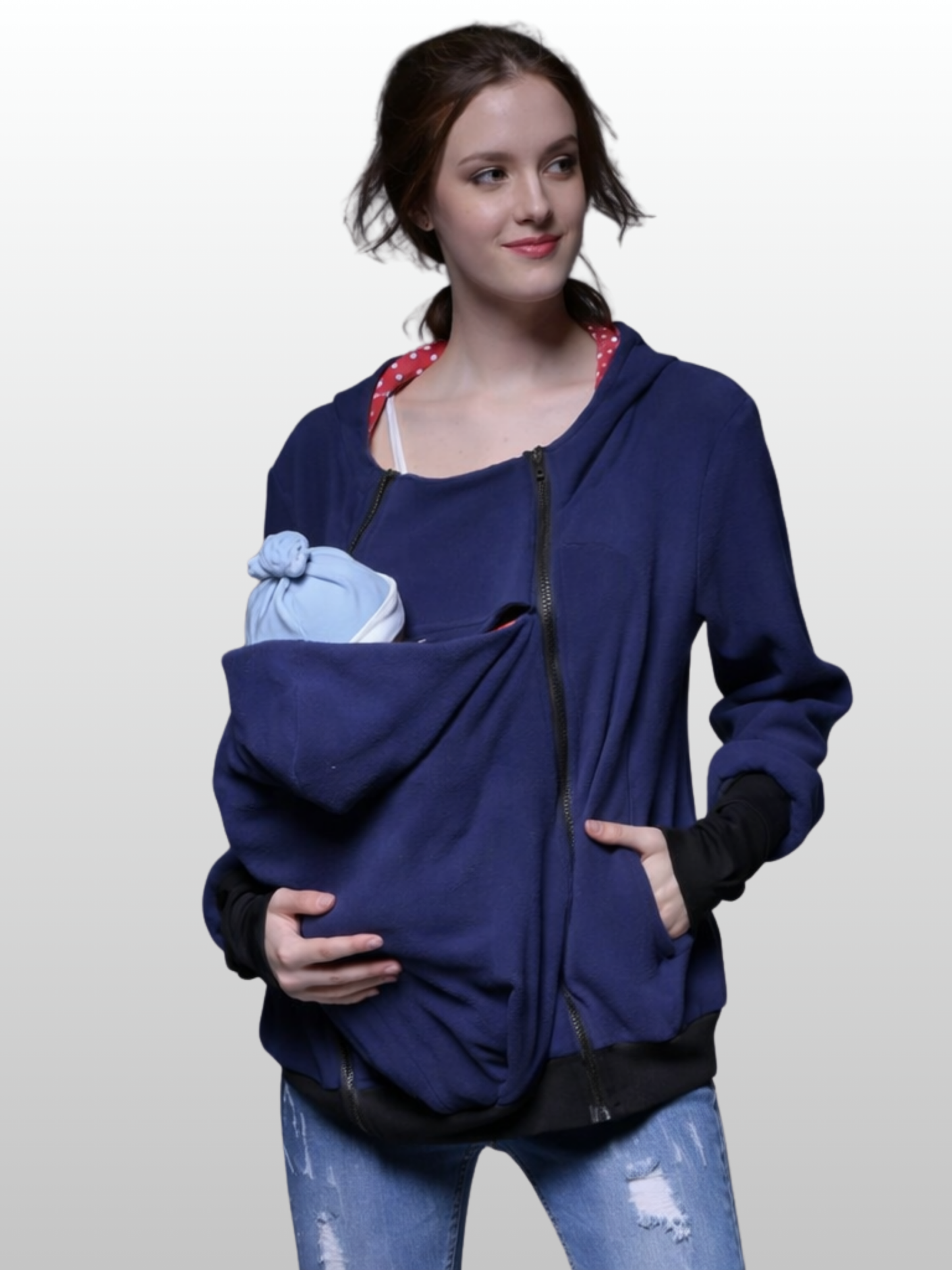 Carrier Jacket, 2-in-1 Fleece, Modular Insert, Front & Back Carry