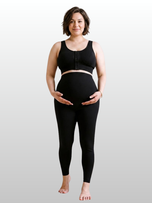 Maternity Leggings Plus Size, Full Belly Coverage, All Trimester, Breathable, Stretchy