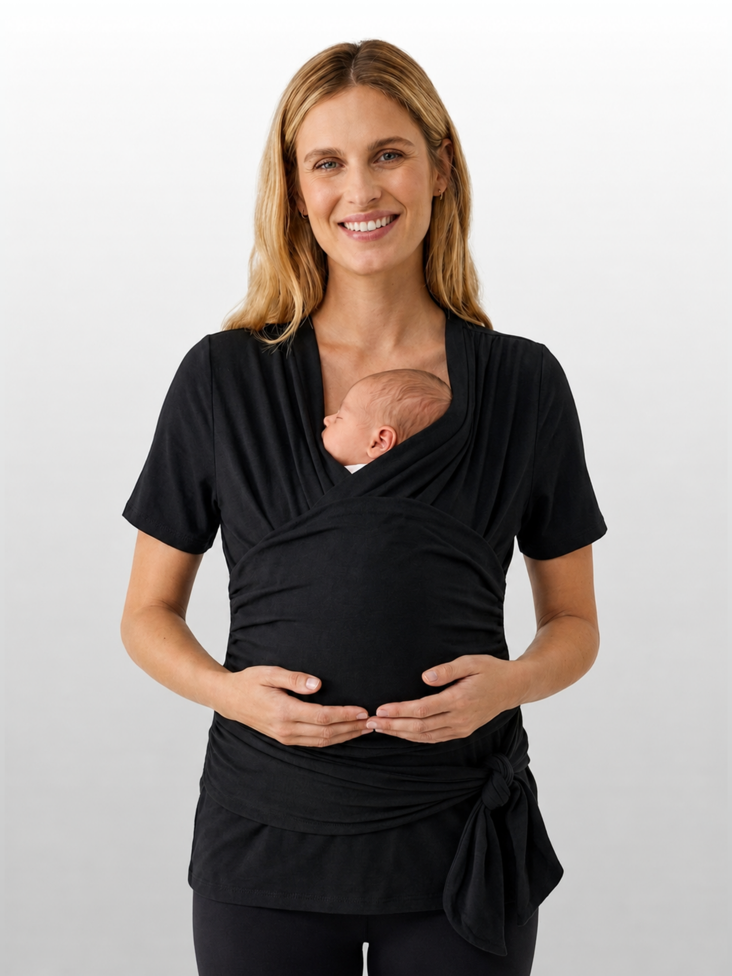Skin-to-Skin Wrap Top, Newborn Bonding, Nursing-Friendly, Skin Contact Top, Postpartum, Fourth Trimester, Kangaroo Care