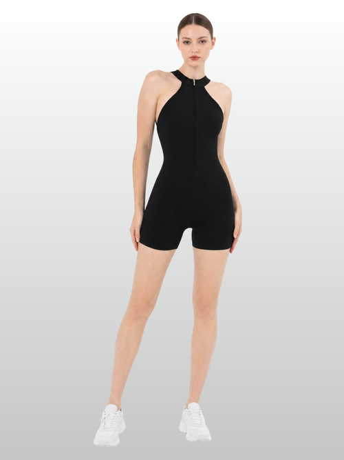 Jumpsuit Damen Neckholder, rückenfrei, figurformend