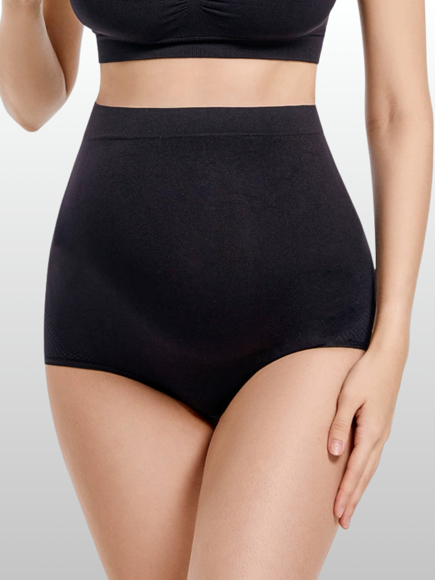 Maternity Panty, High-Waist, Dual-Zone Stretch, Belly & Hips, Supportive, Pressure-Free, All Trimesters