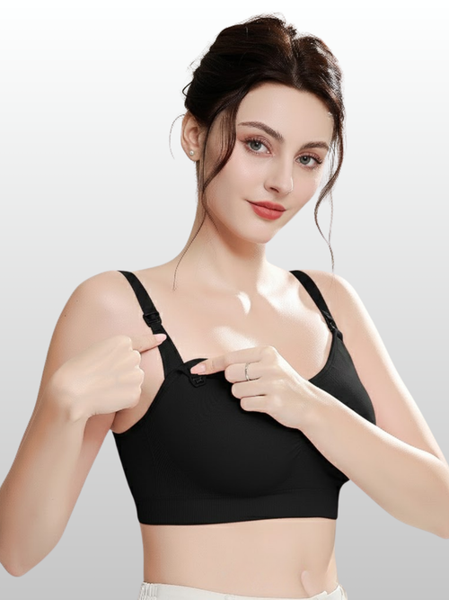 Umstandsmode, Still-BH, Einfacher Stillzugang, Nahtlos, Bralette