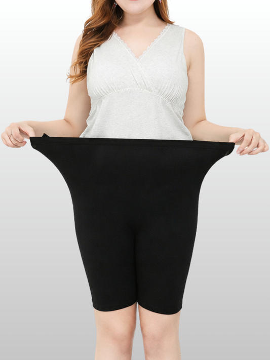 Maternity Shorts, Plus Size, Ultra-Stretch, Adjustable, High Waist, Breathable, Summer