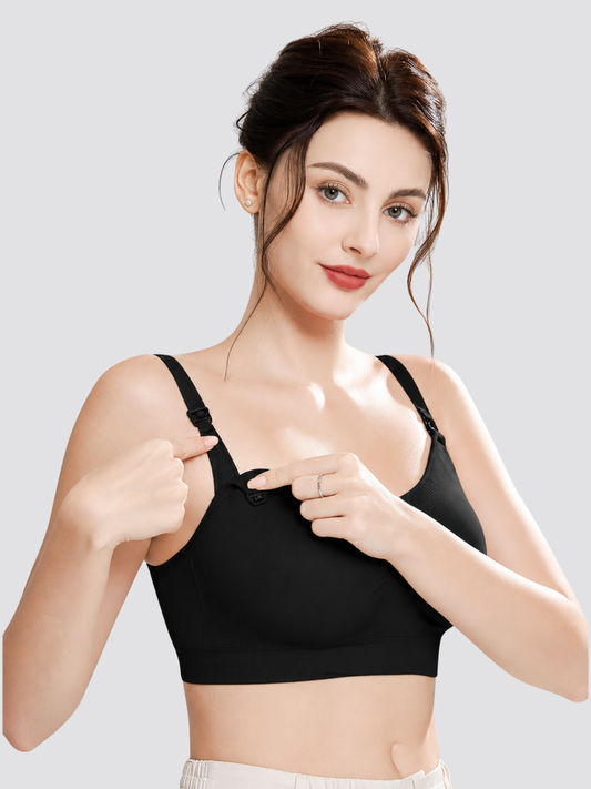 Maternity Bralette Seamless with Easy Nursing Access