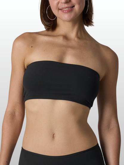 Bandeau Bra, Strapless, Seamless, Wireless, Unpadded, Stretch