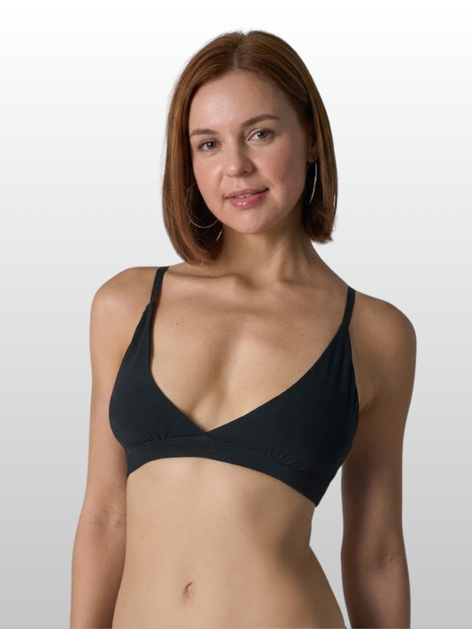 Still-Bralette, Pull-Down-Zugang, Baumwolle, Kabellos, Schlaf-BH, Pumpfreundlich, Postpartum, Weich & Atmungsaktiv