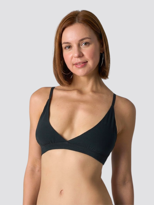 Still-Bralette mit Pull-Down-Zugang, Baumwolle, pumpfreundlich