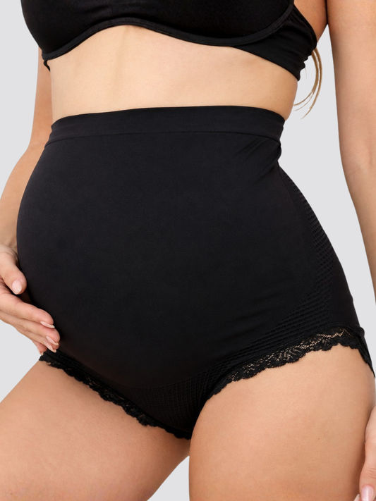 Maternity Underwear High Waist Over the Belly with Lace