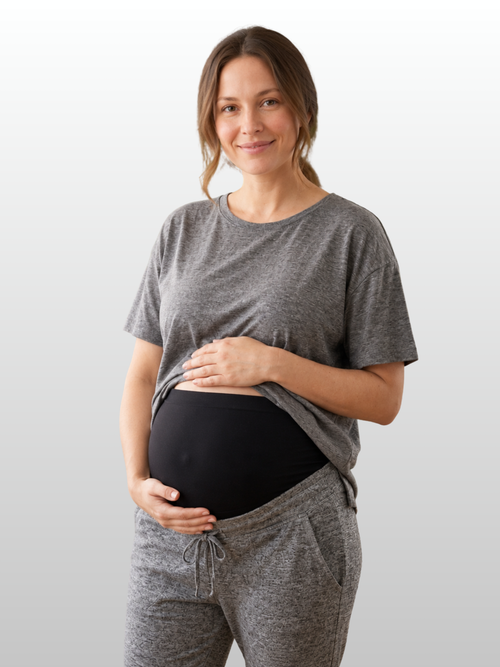 Maternity Belly Band, Pregnancy, Seamless, Stretchy, Breathable