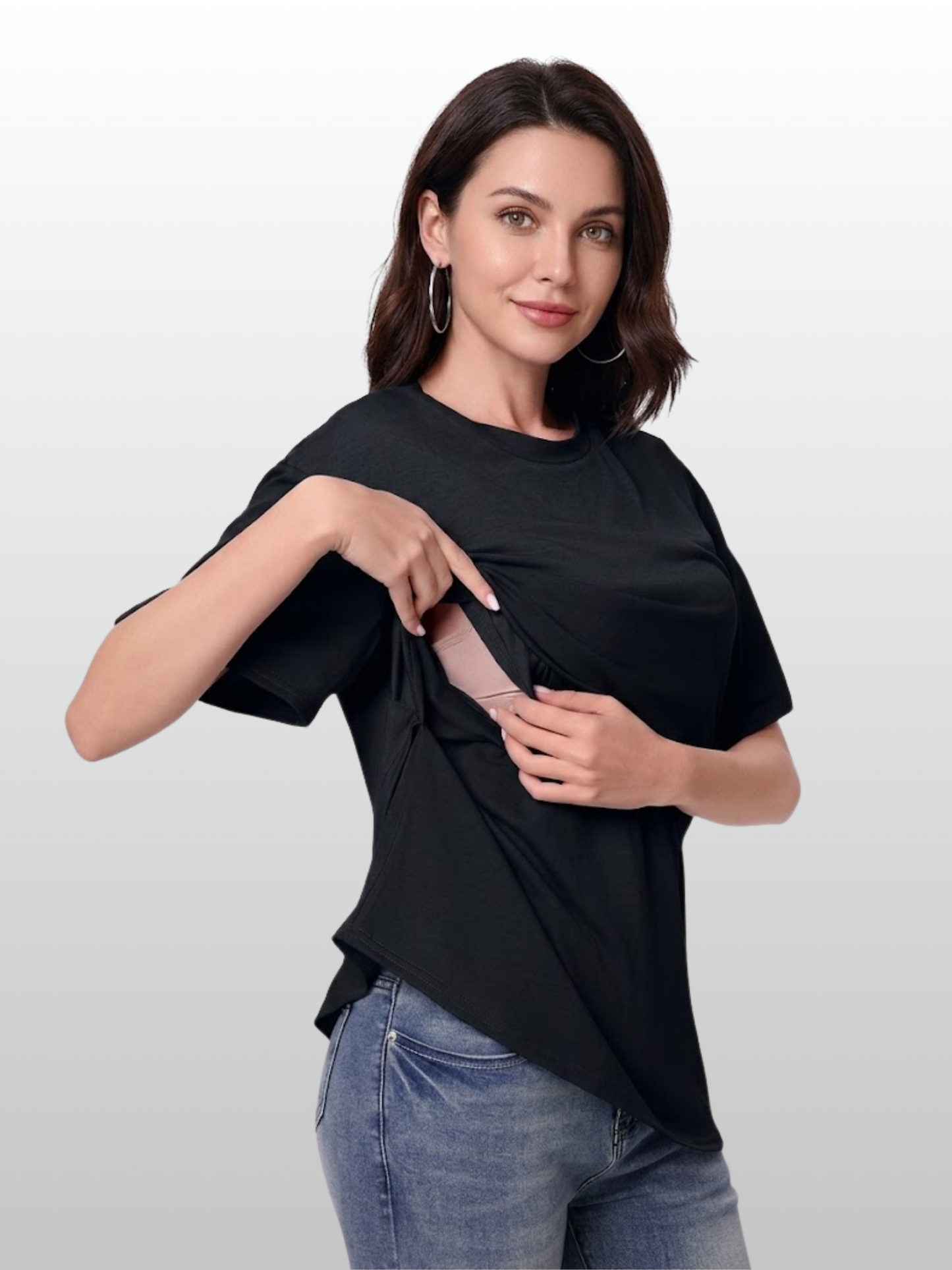 Maternity Shirt, Nursing-Friendly, Pregnancy