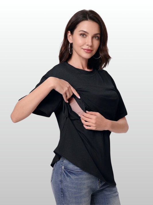 Maternity Shirt, Nursing-Friendly, Pregnancy