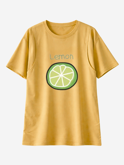 Umstands-Stillshirt, Oversized, Versteckter Stillzugang, J-Naht, Atmungsaktiv, Schwangerschaft Stillzeit