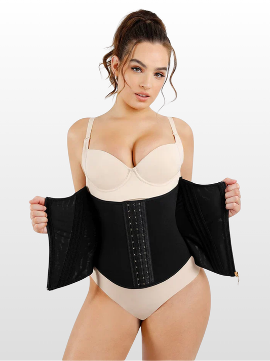 High-Waist Trainer mit Verstellbaren Trägern