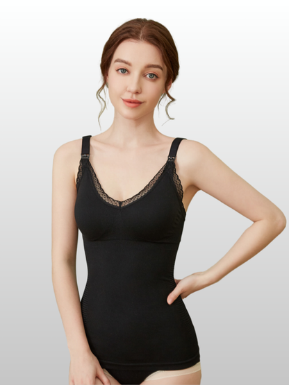 Still-Camisole 2-in-1 mit integriertem BH, nahtlos