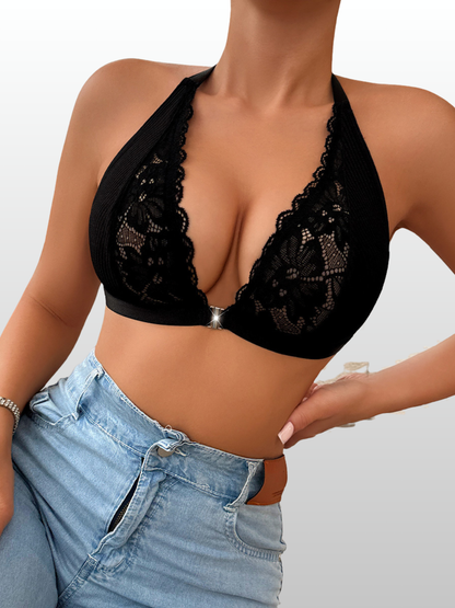 Still-BH, Spitze, Frontclip, Rückenfrei, Halterneck, Bügellos, Umstandsmode, Postpartum