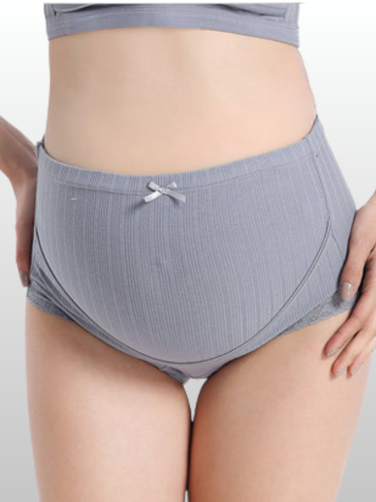 Umstandsmode, Umstands Slip, High Waist, Alle Trimester, Atmungsaktiv, Verstellbar, Auslaufsicher