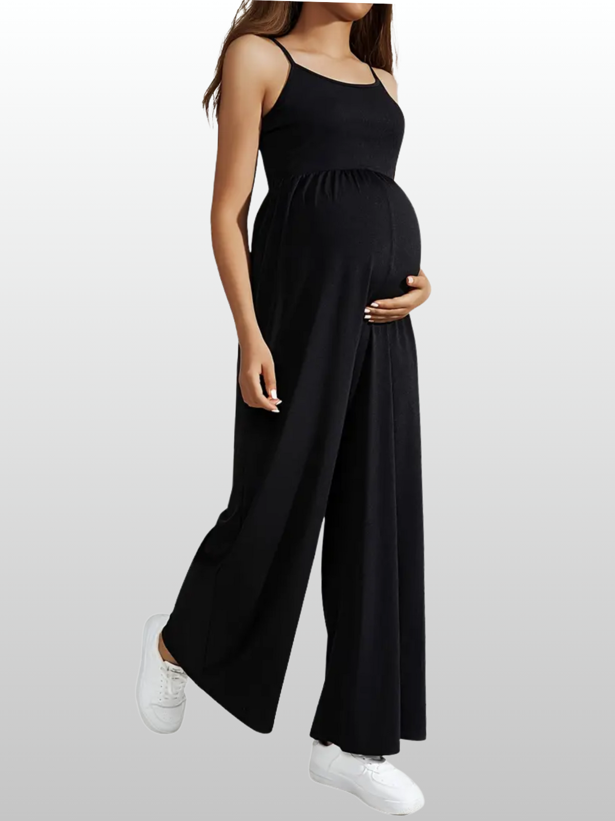 Umstandsmode, Umstands Jumpsuit, Weite Beine