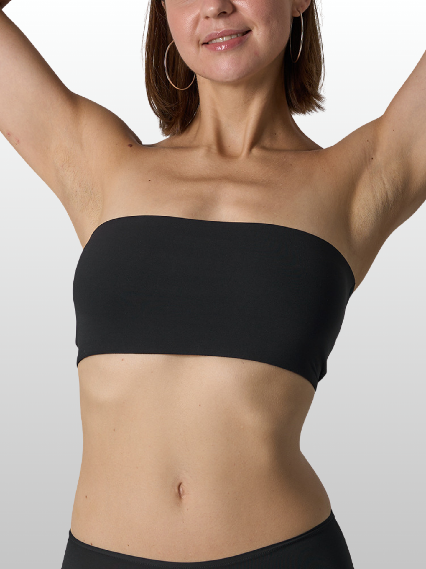 Bandeau Bra, Strapless, Seamless, Wireless, Unpadded, Stretch