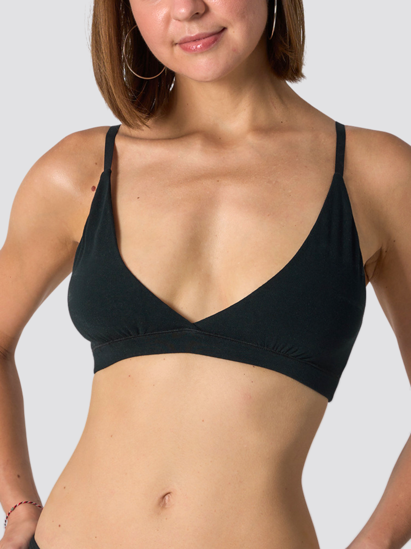 Still-Bralette mit Pull-Down-Zugang, Baumwolle, pumpfreundlich