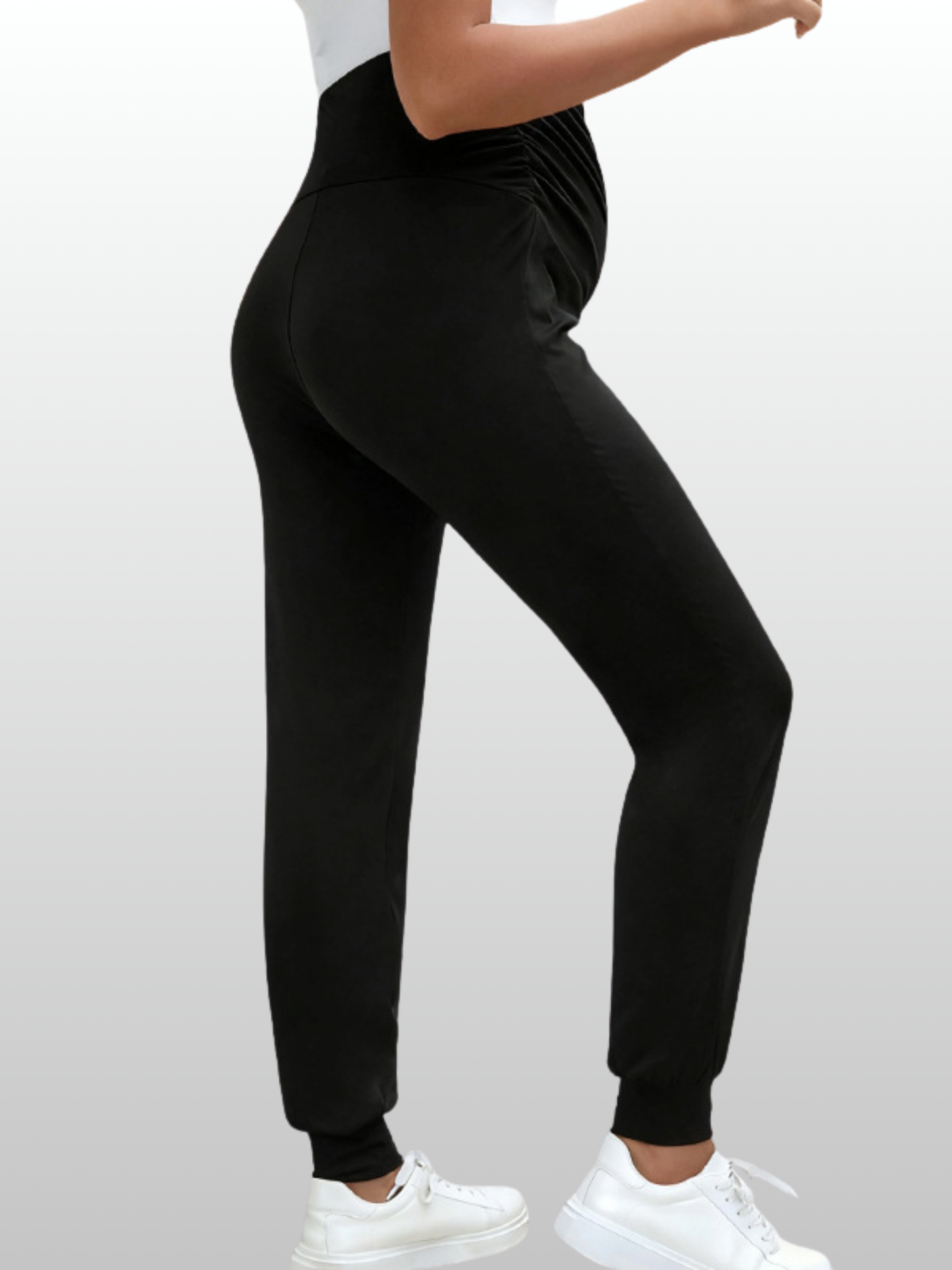 Maternity Jogger Pants, High-Waist, Sporty, Elastic Waist, Breathable, All Trimesters, Freedom of Movement