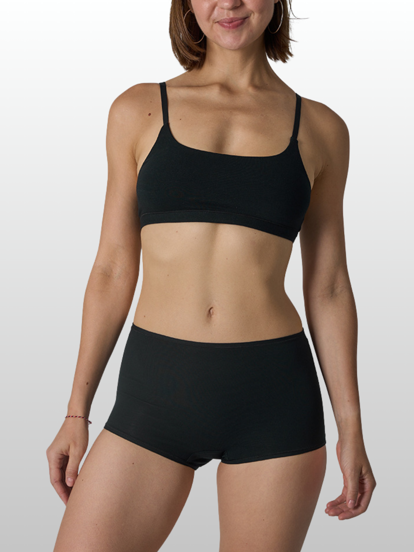 Bralette & Boxer Set, Baumwolle, Stillfreundlich, Wireless, Lounge & Schlaf, Schwangerschaft & Postpartum