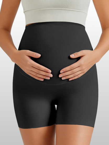 Maternity Shorts, Seamless, High-Waist, Cooling Second-Skin, Anti-Chafing