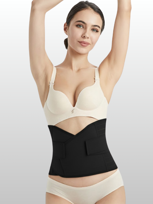 Bauchband, Atmungsaktiv, Verstellbar, Sanfte Kompression, Rückbildungs-Binder, Postpartum