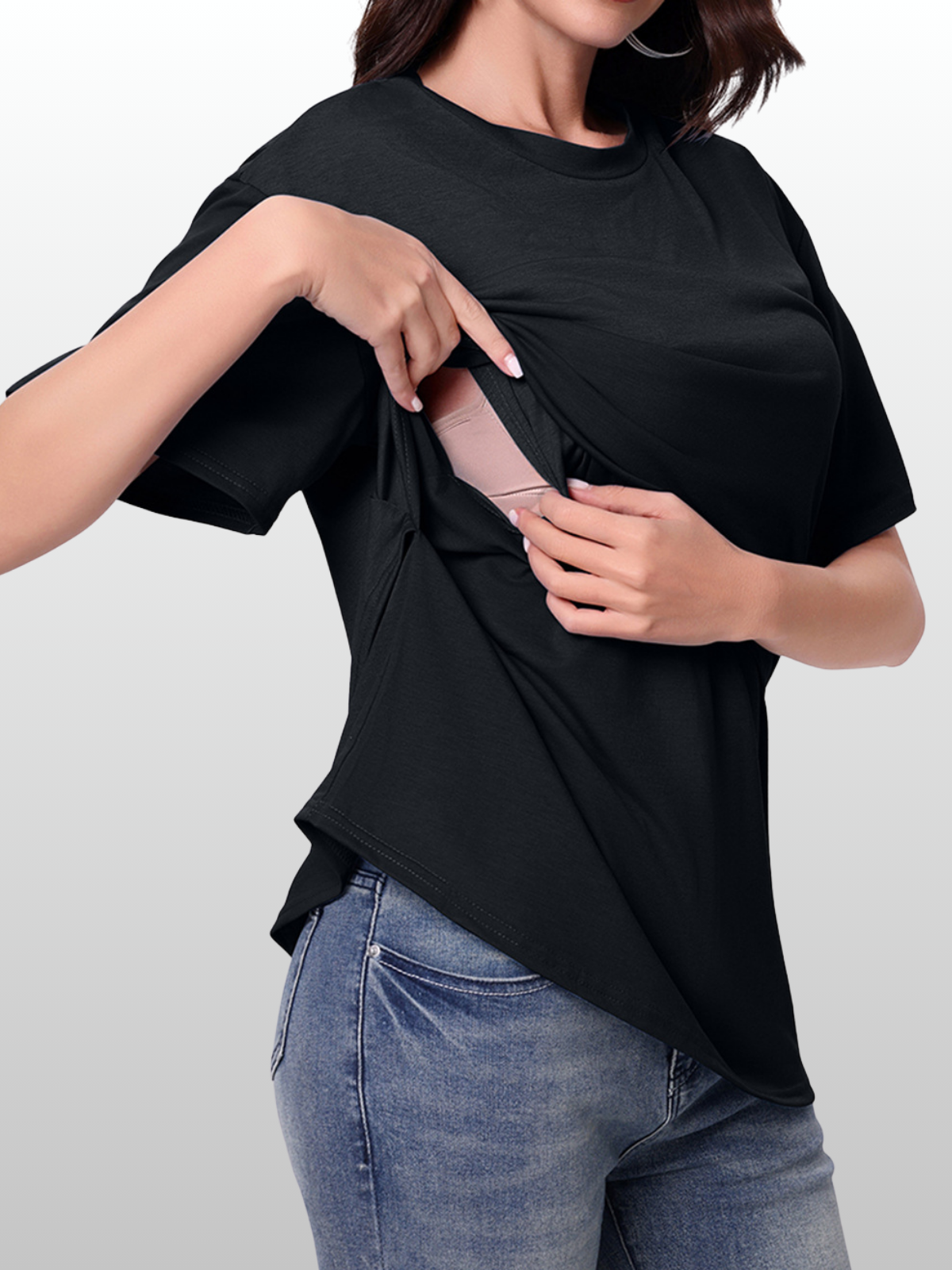 Umstandsmode, Umstands Shirt, Stillfreundlich, Schwangerschaft