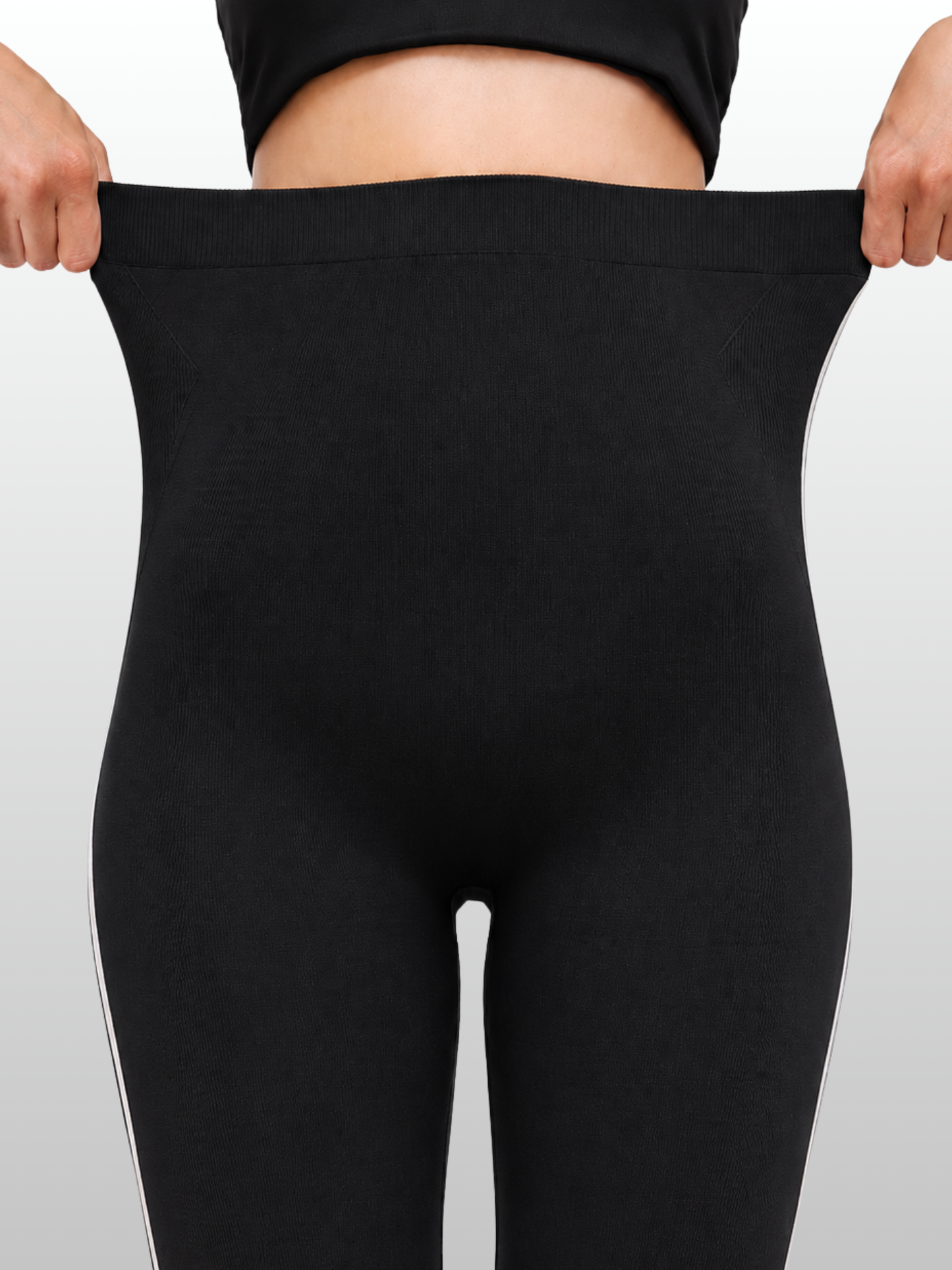 Umstandsleggings Basic nahtlos, hoher Bund, Over-the-Belly
