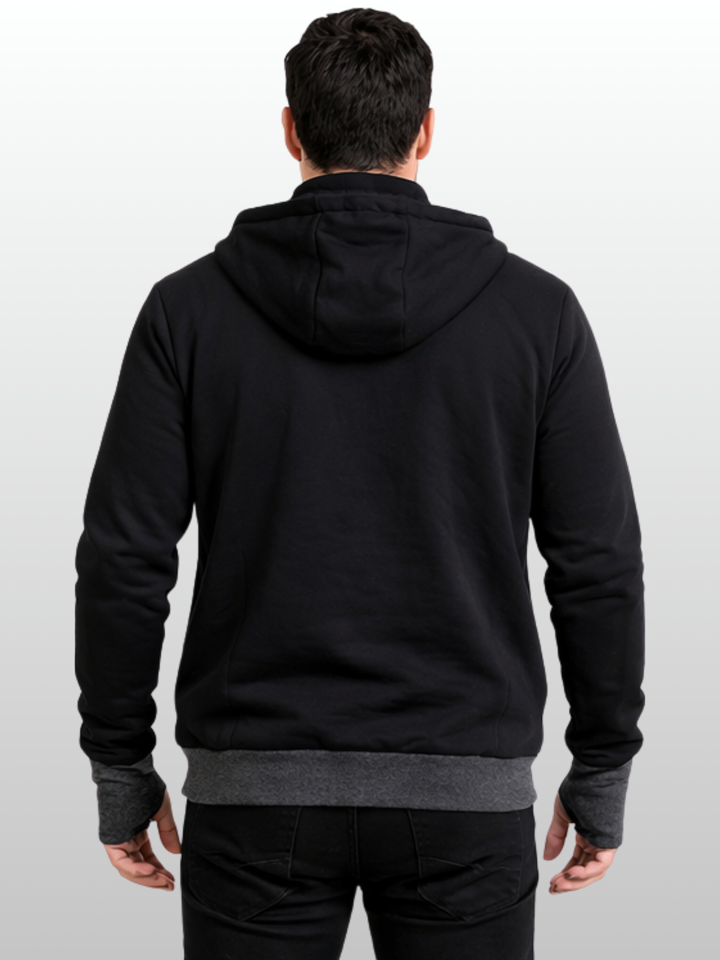 Babywearing Hoodie Dad, Kangaroo Jacket, Zip-In Panel, Men's, Hands-Free Bonding