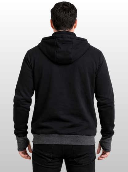Babywearing Hoodie Dad, Kangaroo Jacket, Zip-In Panel, Men's, Hands-Free Bonding