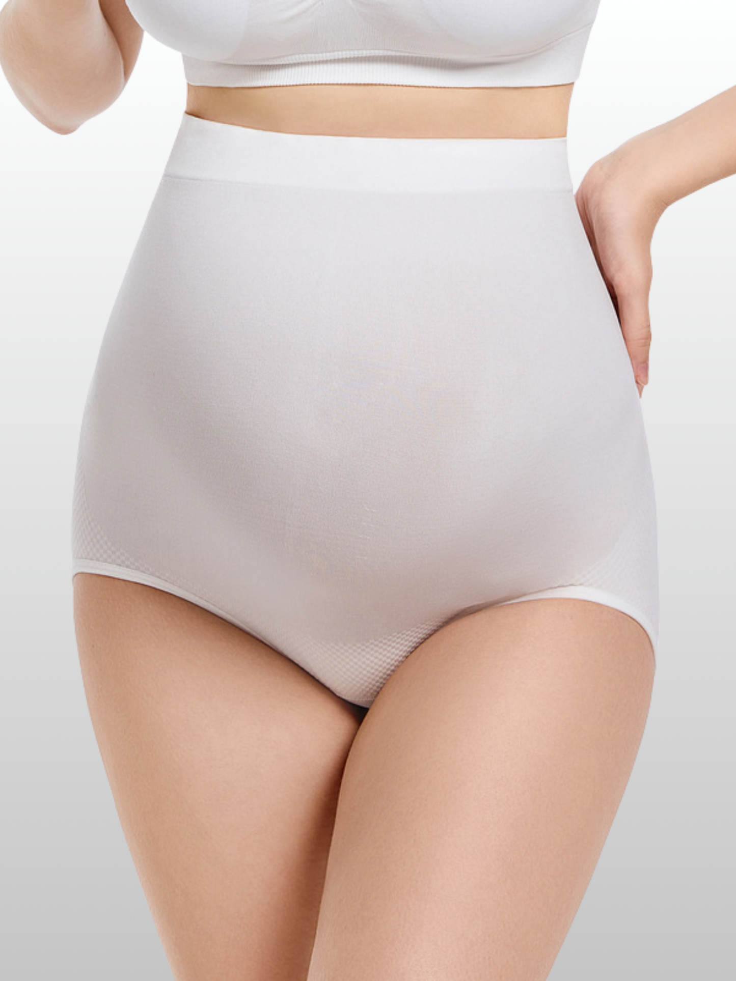 Maternity Panty, High-Waist, Dual-Zone Stretch, Belly & Hips, Supportive, Pressure-Free, All Trimesters
