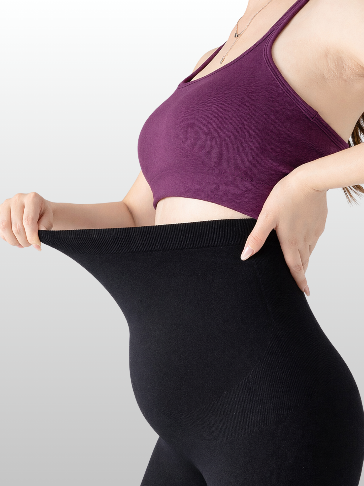 Maternity Leggings, Seamless, Breathable, Moisture-Wicking, All Trimesters
