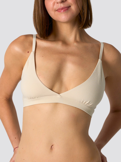Still-Bralette mit Pull-Down-Zugang, Baumwolle, pumpfreundlich