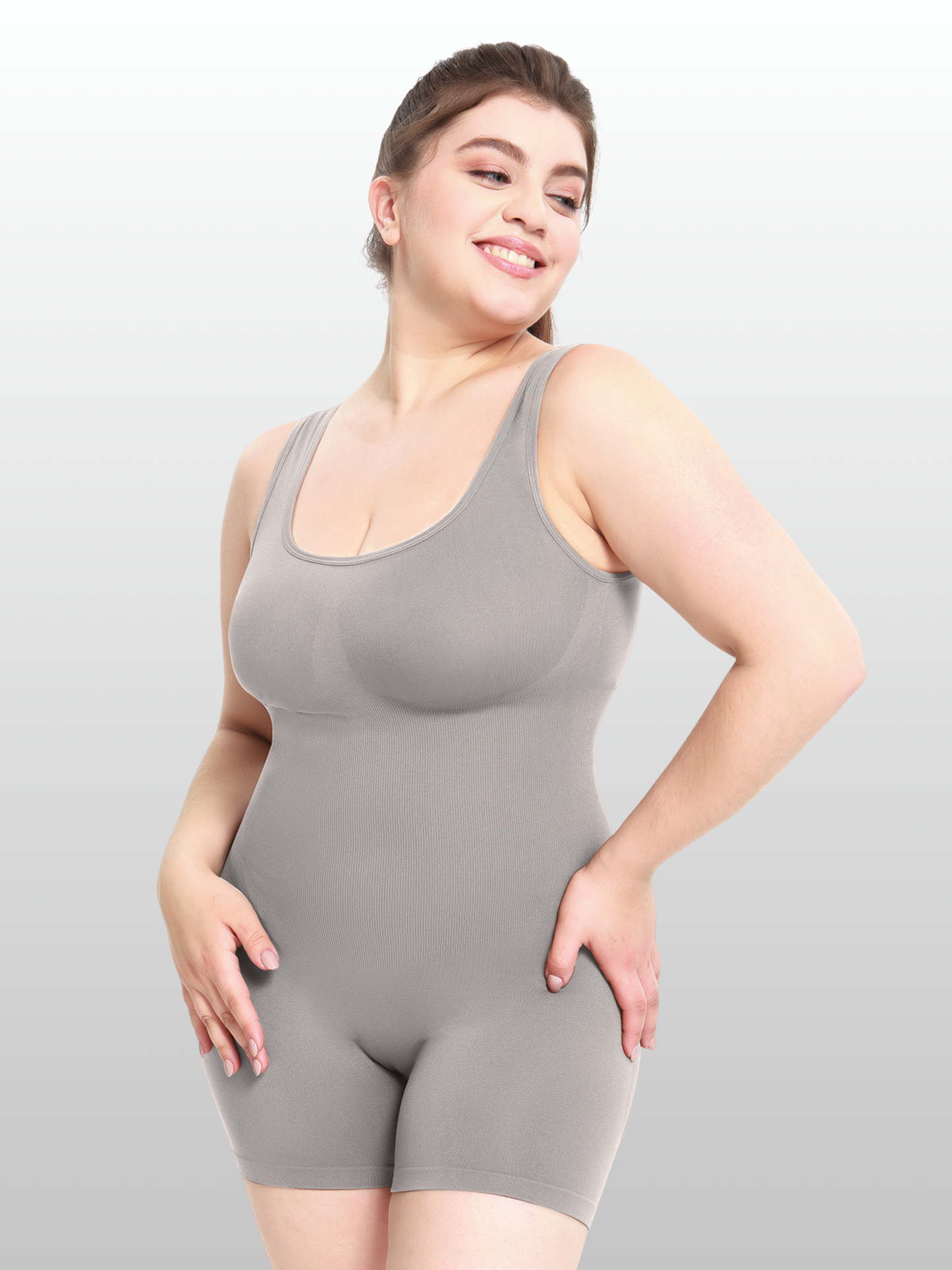 Shapewear Romper, Nahtlos, Ganzkörper-Kompression, Bauchkontrolle, Einteiler, Alltag & Reise