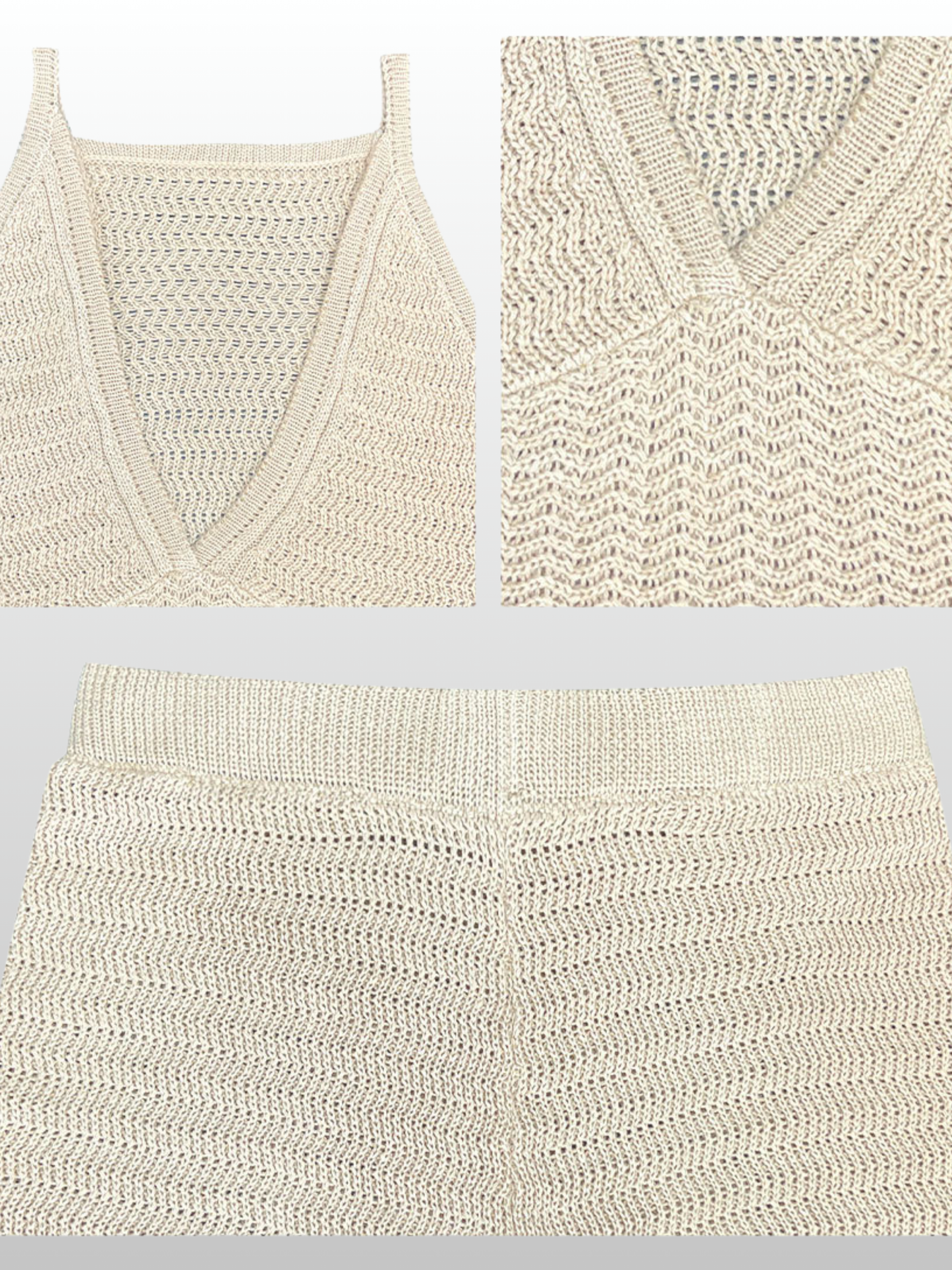 Maternity Set, Asymmetric Top, Wide-Leg Pants, Viscose Knit