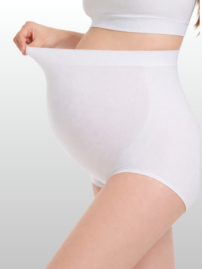 Maternity Panty, High-Waist, Dual-Zone Stretch, Belly & Hips, Supportive, Pressure-Free, All Trimesters