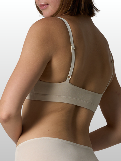 Bralette, Baumwolle, Kabellos, Stillfreundlich, Schlaf-BH, Postpartum, Sensible Haut, Weich & Atmungsaktiv
