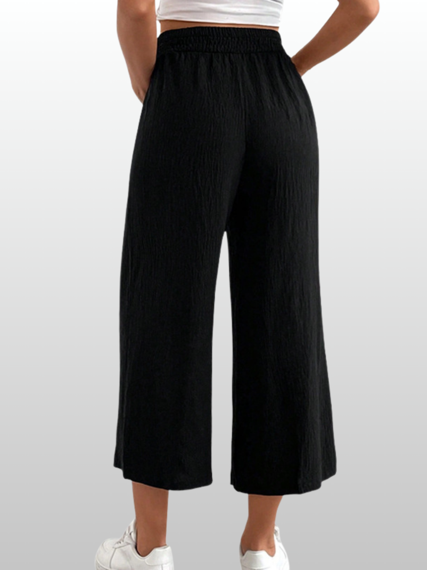 Maternity Lounge Pants, Summer, High-Waist, Airy, Wide Leg, All Trimesters, Breathable, Lightweight