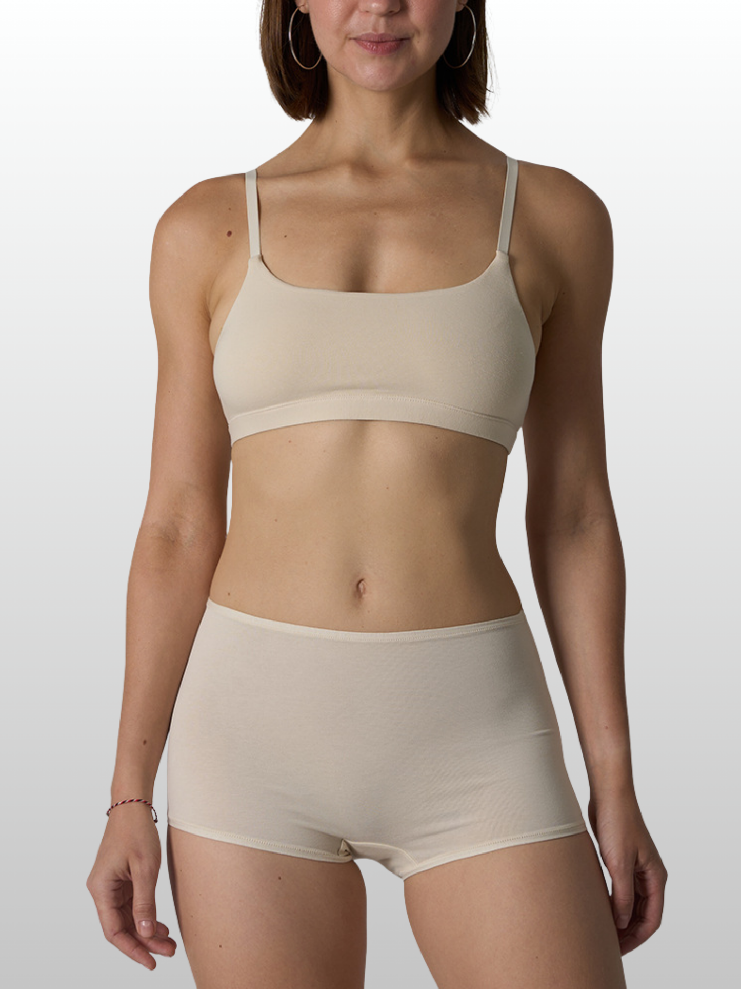 Bralette & Boxer Set, Baumwolle, Stillfreundlich, Wireless, Lounge & Schlaf, Schwangerschaft & Postpartum