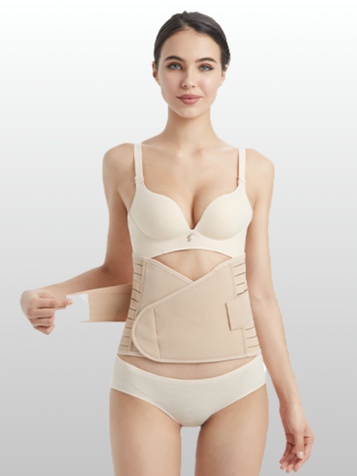 Bauchband, Atmungsaktiv, Verstellbar, Sanfte Kompression, Rückbildungs-Binder, Postpartum