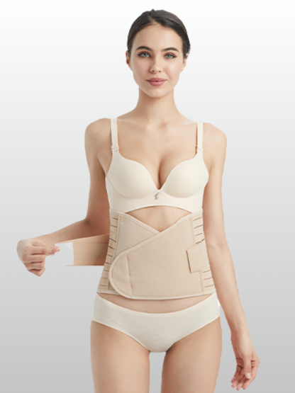 Bauchband, Atmungsaktiv, Verstellbar, Sanfte Kompression, Rückbildungs-Binder, Postpartum
