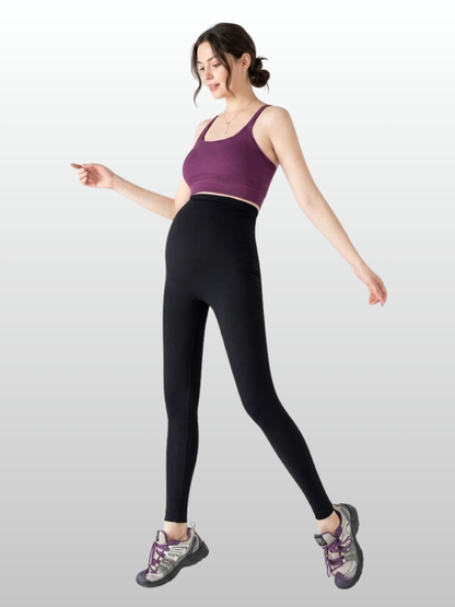Maternity Leggings, Seamless, Breathable, Moisture-Wicking, All Trimesters