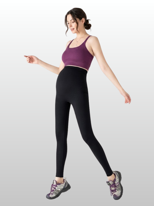 Maternity Leggings, Seamless, Breathable, Moisture-Wicking, All Trimesters